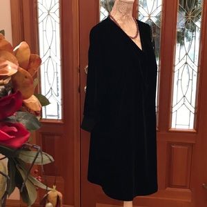 LAUREN RALPH LAUREN CLASSIC VELVET DRESS LUXURIOUS VTG SZ 14W 14PPLUS NEW NO TAG